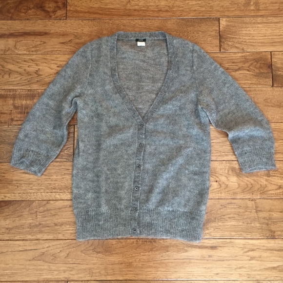 J. Crew Sweaters - Grey Lightweight JCREW Cardigan